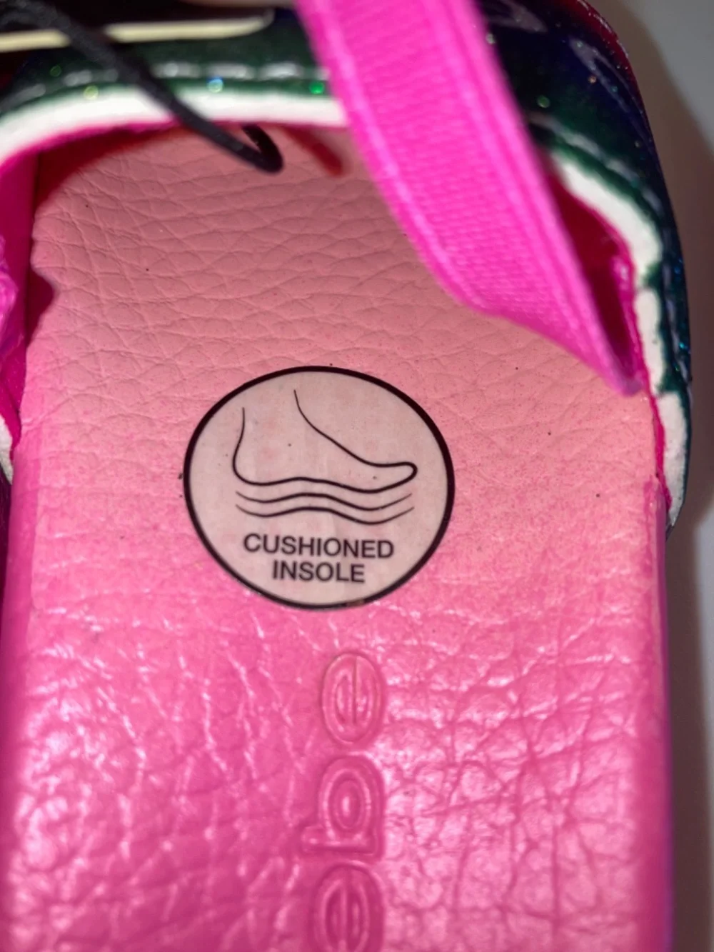 Bebe Girls Sandals Fuchsia Size S Small 5/6